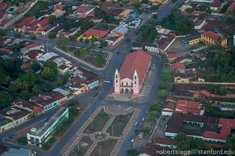 Pocone church from above